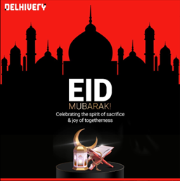 Delhivery Eid 2024 post