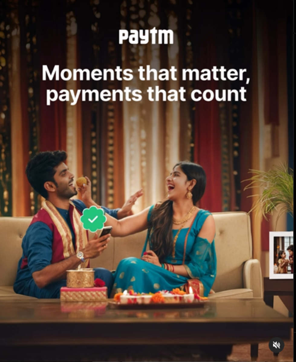 Paytm Social Media Post on Rakhi 2024