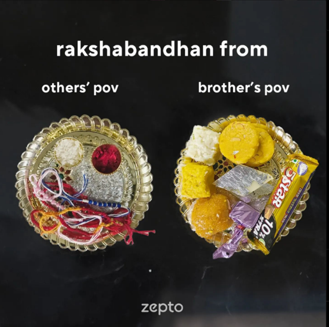 Zepto Raksha Bandhan 2024 post