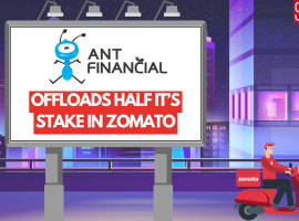 Antfin Offloads 2.1 % Shares Of Zomato