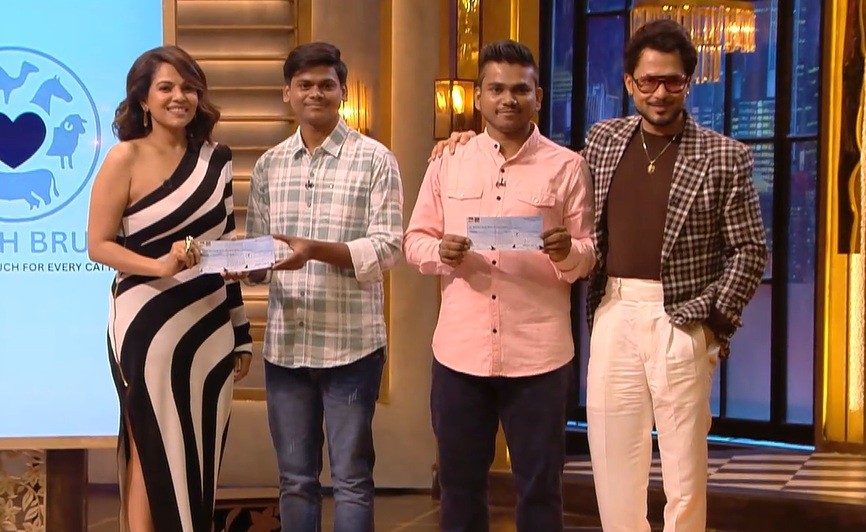 The Shark tank pitch on SpaRsh Brush