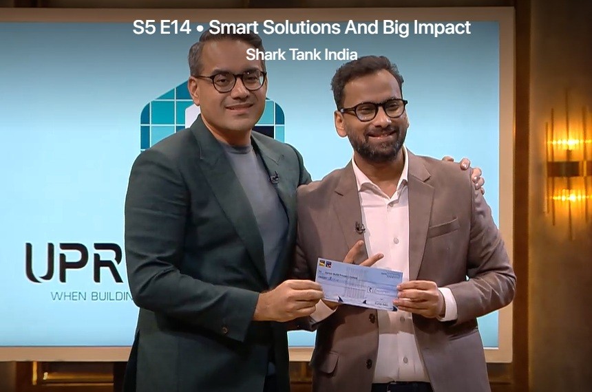 The Shark tank pitch on Uprear Build