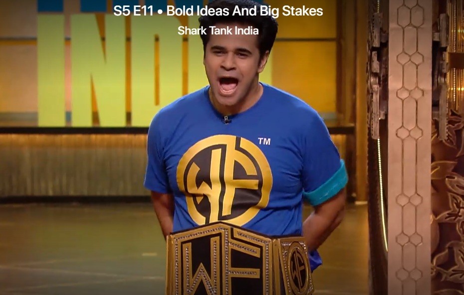 Wrestlefanent- India's first wrestling fan platform on Shark Tank India Season 5