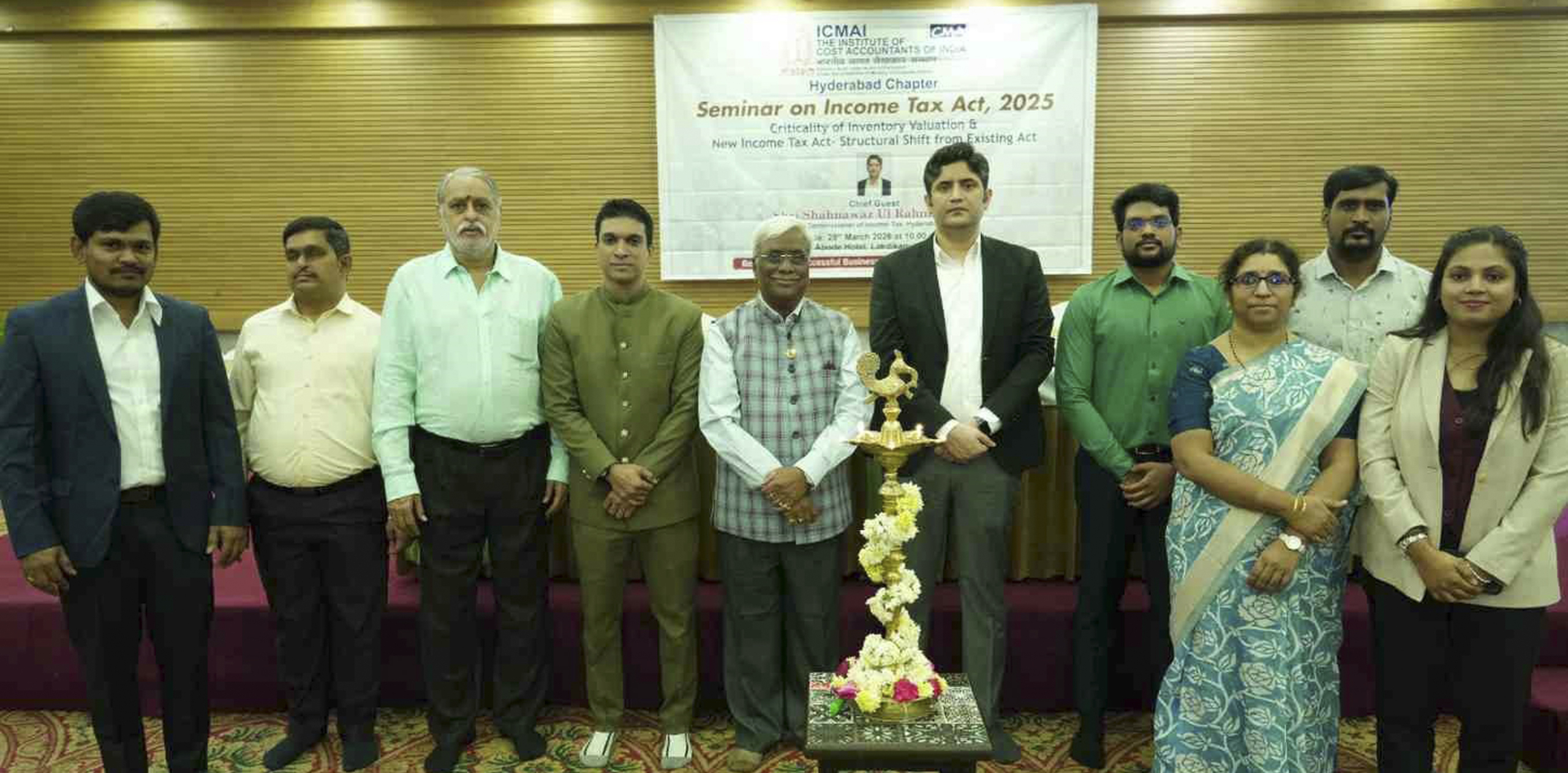 Grand Success of Seminar on “Income Tax Act, 2025” in Hyderabad - ICMAI