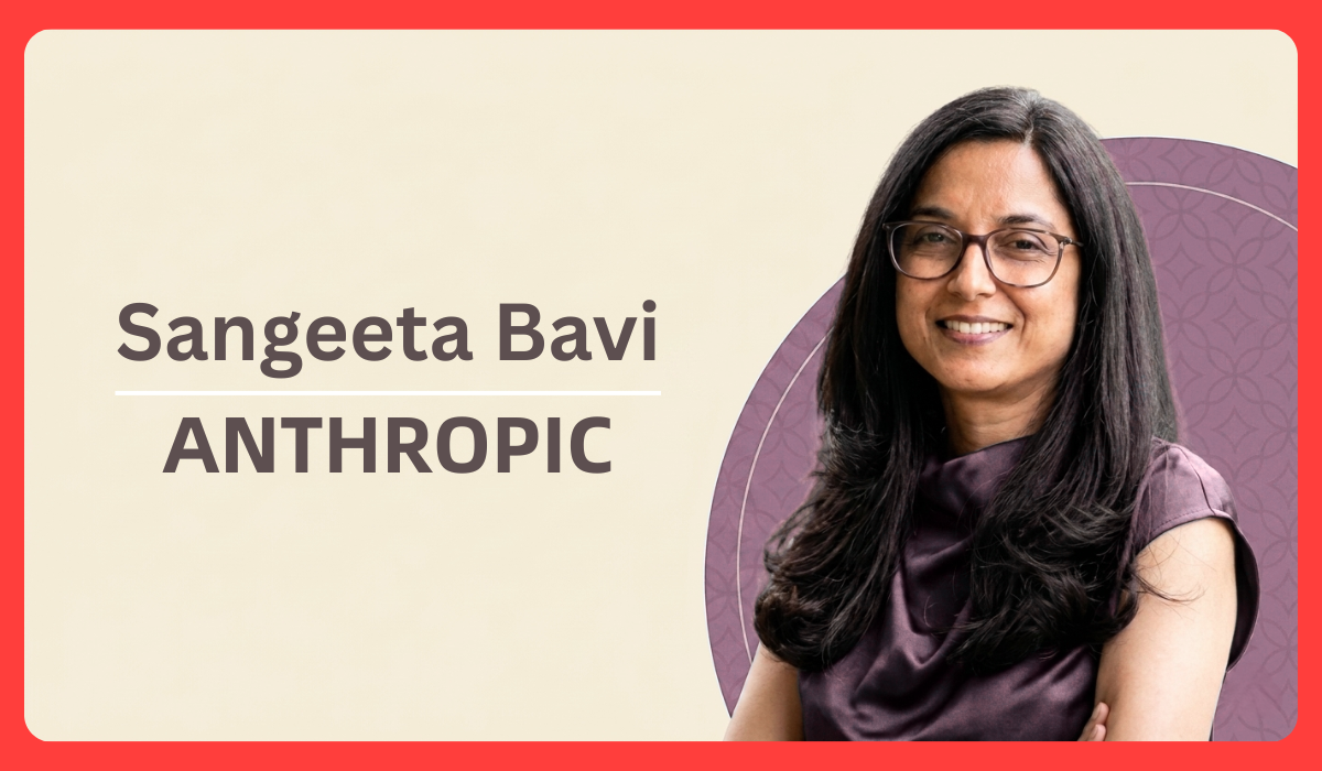 Sangeeta Bavi joins Anthropic