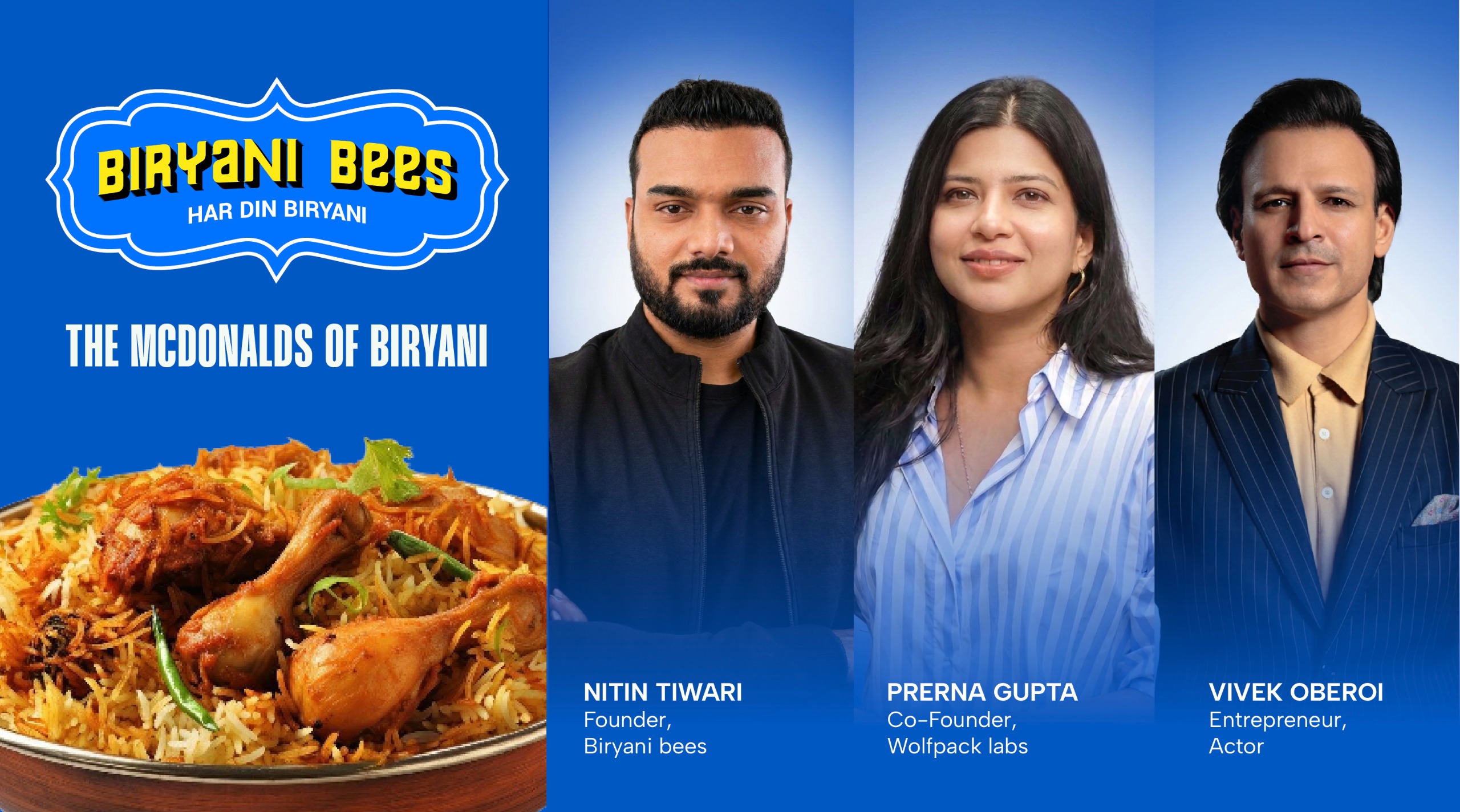 Biryani Bees Raises USD 1 Million from Vivek Oberoi Family Office