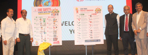 Over 500 School Leaders Join Statewide Fire Safety Awareness Initiative to Build Safer Schools Across Telangana.