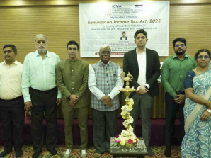 Grand Success of Seminar on “Income Tax Act, 2025” in Hyderabad – ICMAI